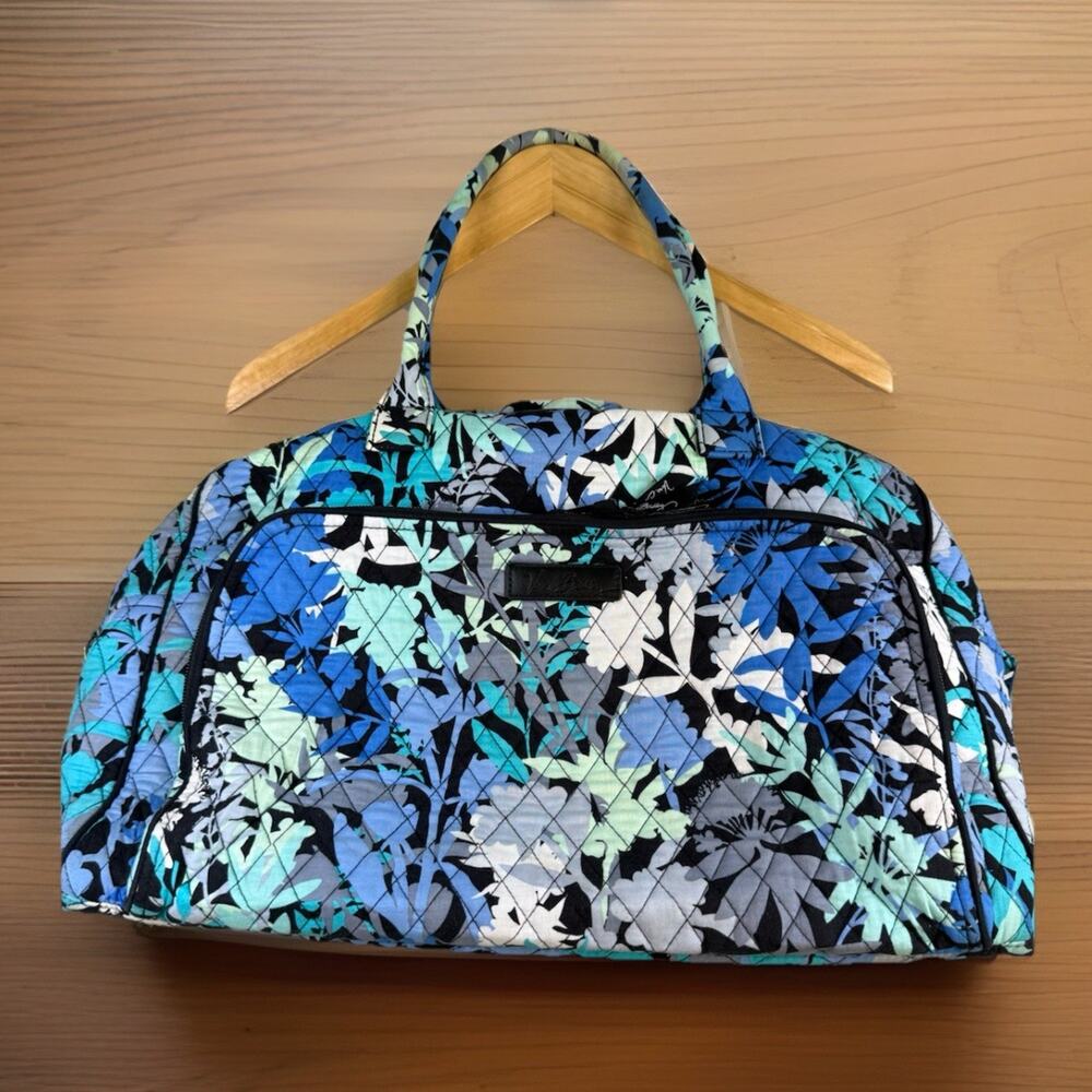 Vera Bradley Camofloral Quilted Weekender Retired Travel Duffle Bag